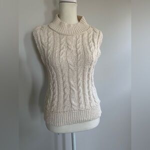 Pink Lily Sweater Knitted Vest Size Small